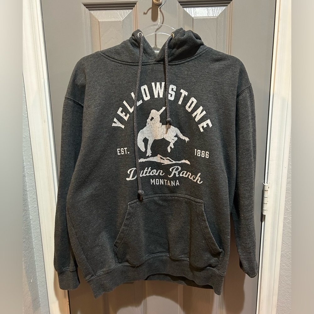 Charcoal Yellowstone Dutton Ranch Hoodie